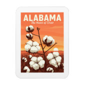 Magnet Flexible Alabama vintage (Vertical)