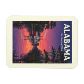 Magnet Flexible Alabama vintage (Horizontal)