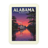 Magnet Flexible Alabama vintage (Vertical)
