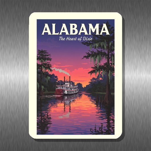 Magnet Flexible Alabama vintage