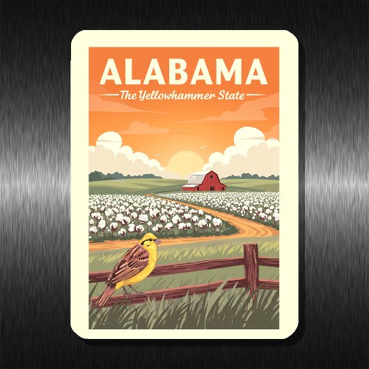 Magnet Flexible Alabama vintage