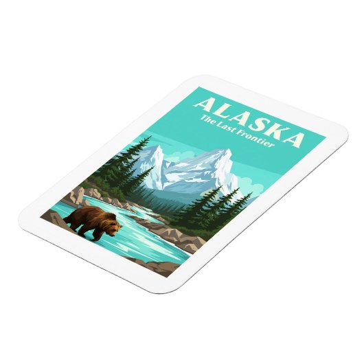 Magnet Flexible Alaska vintage (Côté Gauche)
