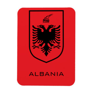 Magnet Flexible Albanian National Coat of Arms Heritage Ink