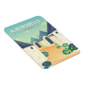 Magnet Flexible Alberobello Italie Travel Art Vintage (Côté Droit)