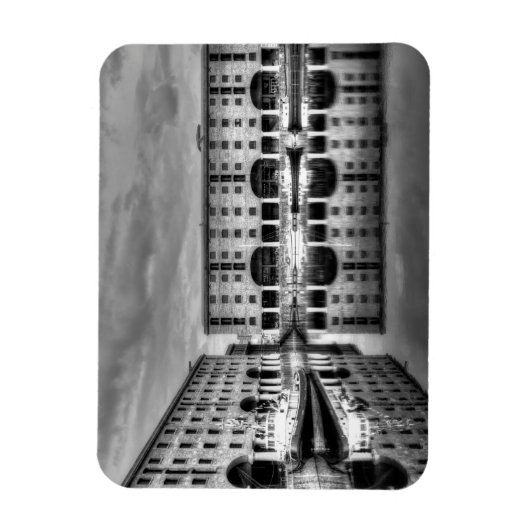 Magnet Flexible Albert Dock Liverpool Réflexions (Vertical)