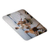 Magnet Flexible Albert Edelfeue - Les garçons jouent sur le rivage (Côté Droit)