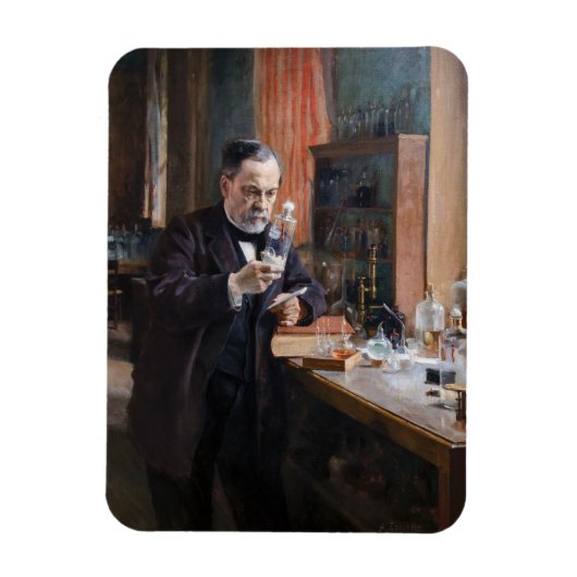 Magnet Flexible Albert Edelfeue - Portrait de Louis Pasteur (Vertical)