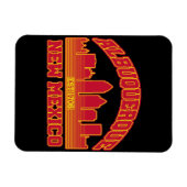 Magnet Flexible Albuquerque, Nouveau-Mexique (Horizontal)