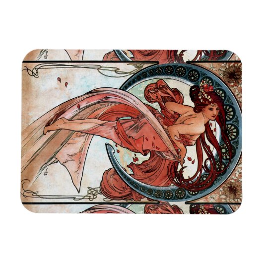 Magnet Flexible Alfons Mucha 1898 Danse (Horizontal)