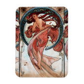 Magnet Flexible Alfons Mucha 1898 Danse (Vertical)