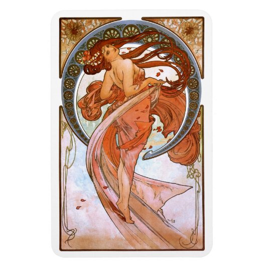 Magnet Flexible Alfons Mucha : Danse (Vertical)