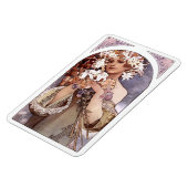 Magnet Flexible Alfons Mucha : Fleur (Côté Gauche)