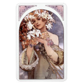 Magnet Flexible Alfons Mucha : Fleur (Vertical)