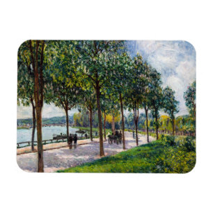 Magnet Flexible Alfred Sisley - Allée de châtaigniers