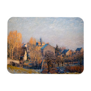 Magnet Flexible Alfred Sisley - Matinée glaciale à Louveciennes
