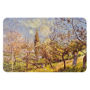 Magnet Flexible Alfred Sisley Orchard au printemps