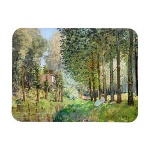 Magnet Flexible Alfred Sisley - Reposez le long du ruisseau