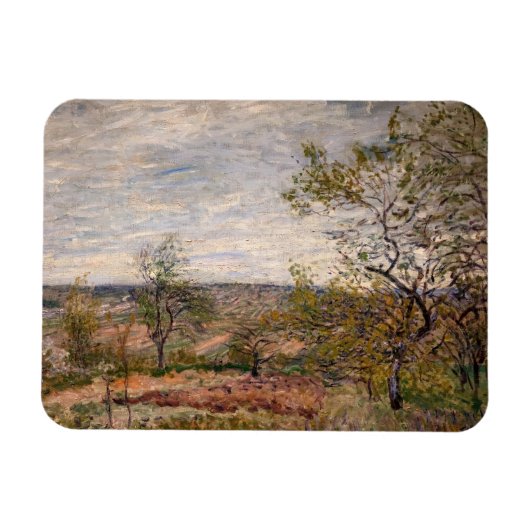 Magnet Flexible Alfred Sisley - Vent Day à Veneux (Horizontal)