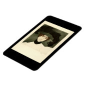 Magnet Flexible Alfredo Müller, Portrait Cléo de Mérode 1900 Poste (Côté Gauche)