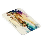 Magnet Flexible Algarve Portugal Aquarelle Travel (Côté Droit)