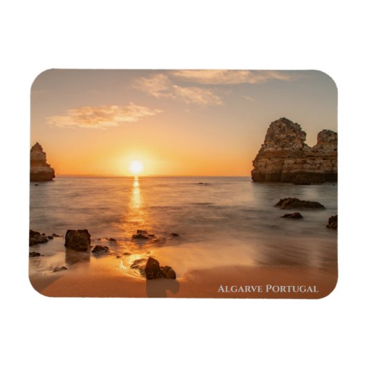 Magnet Flexible Algarve Portugal coucher de soleil (Horizontal)