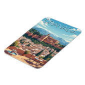 Magnet Flexible Alhambra Grenade Espagne Voyage (Côté Gauche)