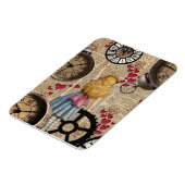 Magnet Flexible Alice au pays des merveilles Voyager dans le temps (Côté Gauche)