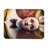 Magnet Flexible Alice avec les oreilles de lapin blanc (Horizontal)