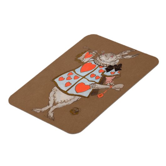 Magnet Flexible Alice de lapin blanc (Côté Gauche)