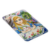 Magnet Flexible Alice et lapin de Pâques (Côté Droit)