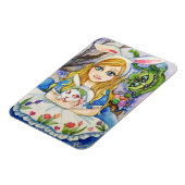 Magnet Flexible Alice et lapin de Pâques (Côté Gauche)