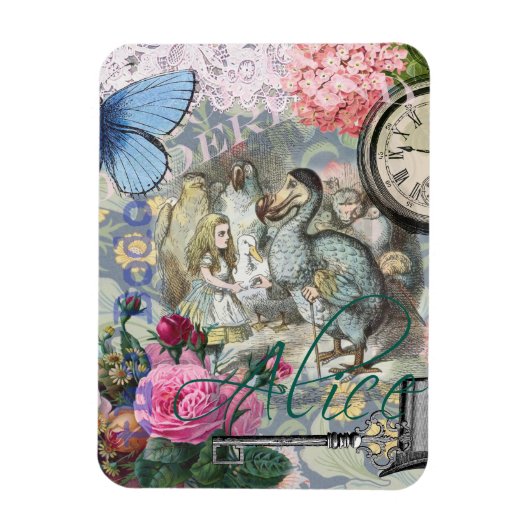 Magnet Flexible Alice in Wonderland Dodo Classic Artwork (Vertical)