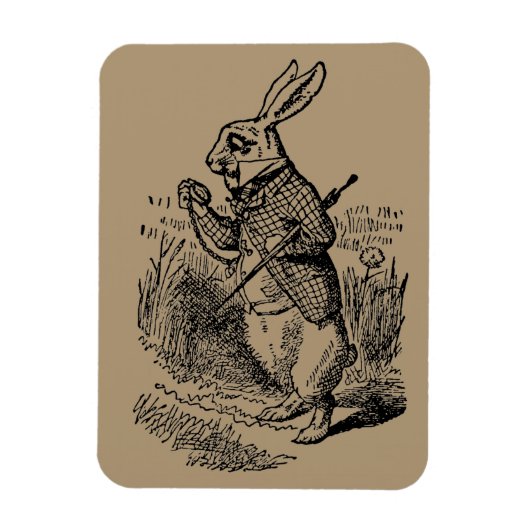 Magnet Flexible Alice vintage au pays des merveilles (Vertical)