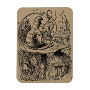 Magnet Flexible Alice vintage au pays des merveilles Chatouchine