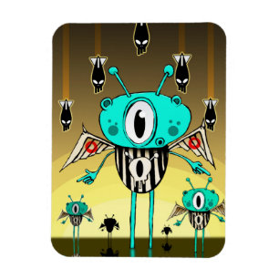 Magnet Flexible Alien d'équipe 2012