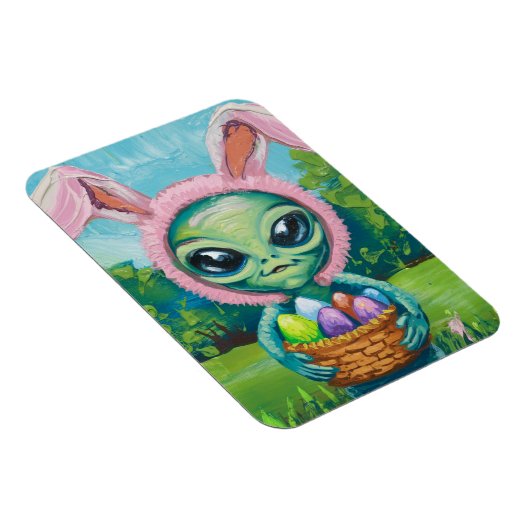 Magnet Flexible Alien Lapin de Pâques (Côté Droit)