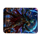 Magnet Flexible Alien Space Pirate Captain — Four-Armed Warrior (Horizontal)