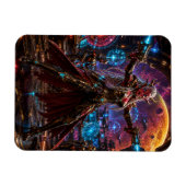 Magnet Flexible Alien Space Pirate Queen — Twin Blasters (Horizontal)