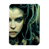 Magnet Flexible Alien Tech Girl Science Fiction (Vertical)