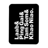 Magnet Flexible Alimentation de la rue laotienne (Vertical)