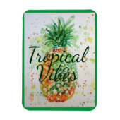 Magnet Flexible Alimentation en ananas Vibes tropicales Vibes oran (Vertical)