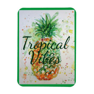 Magnet Flexible Alimentation en ananas Vibes tropicales Vibes oran