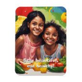 Magnet Flexible Alimentation saine (Vertical)