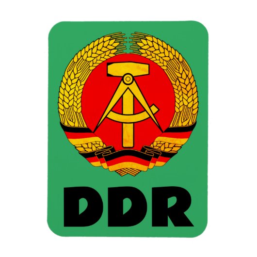 Magnet Flexible Allemagne de l'Est (DDR, RDA) (Vertical)