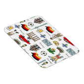Magnet Flexible Allemagne | Motif de symboles (Côté Droit)