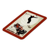 Magnet Flexible Allemagne - Skier Jumping (Côté Gauche)