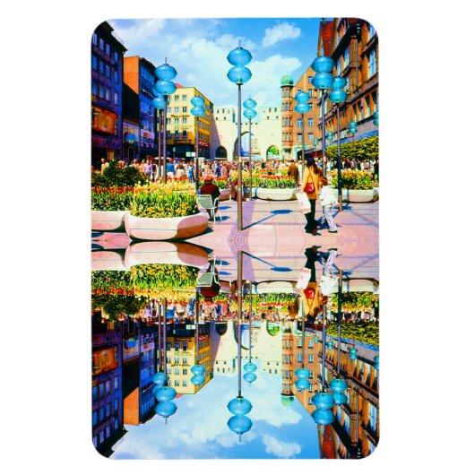 Magnet Flexible Allemagne vintage Munich Towngate Karistor (Vertical)