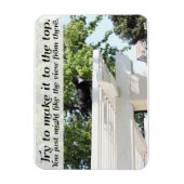 Magnet Flexible Allez et faites-le au Top Chat Motivational Slogan (Vertical)