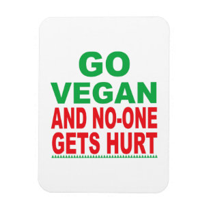 Magnet Flexible Allez Vegan Et Personne Ne Se Fait Mal, Aimant Veg