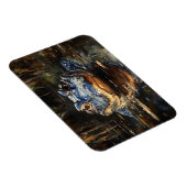 Magnet Flexible Alligator mignon en Floride Everglades Flexible (Côté Droit)